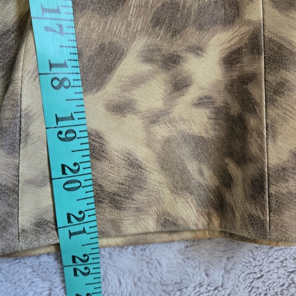 Carslisle 100% Smooth Suede Leopard Print Women's Jacket. Size 10 - Picture 12 of 12